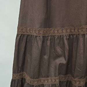 Jones New York Elegant Brown A-Line Skirt Size 14